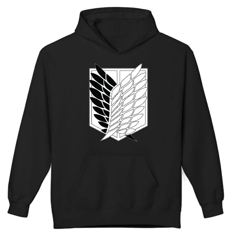 هودی مردانه پاد آفرین مدل Attack on Titan کد 019