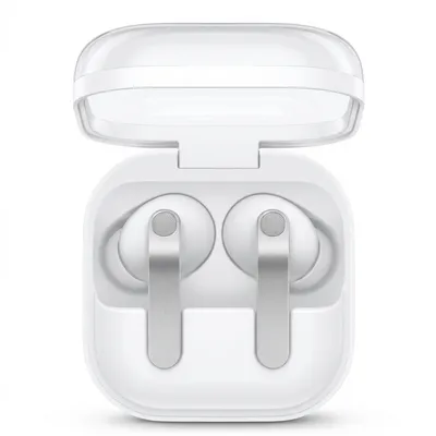 هدفون بلوتوثی سامسونگ مدل Galaxy Buds 4 Pro با نویز کنسلینگ فعال ANC، نویز کنسلینگ میکروفون ENC و صدای محیطی، میکروفون سه‌گانه، درایور 11 میلی‌متری، بلوتوث 6.1، شارژ بی‌سیم و مقاومت در برابر آب IP67