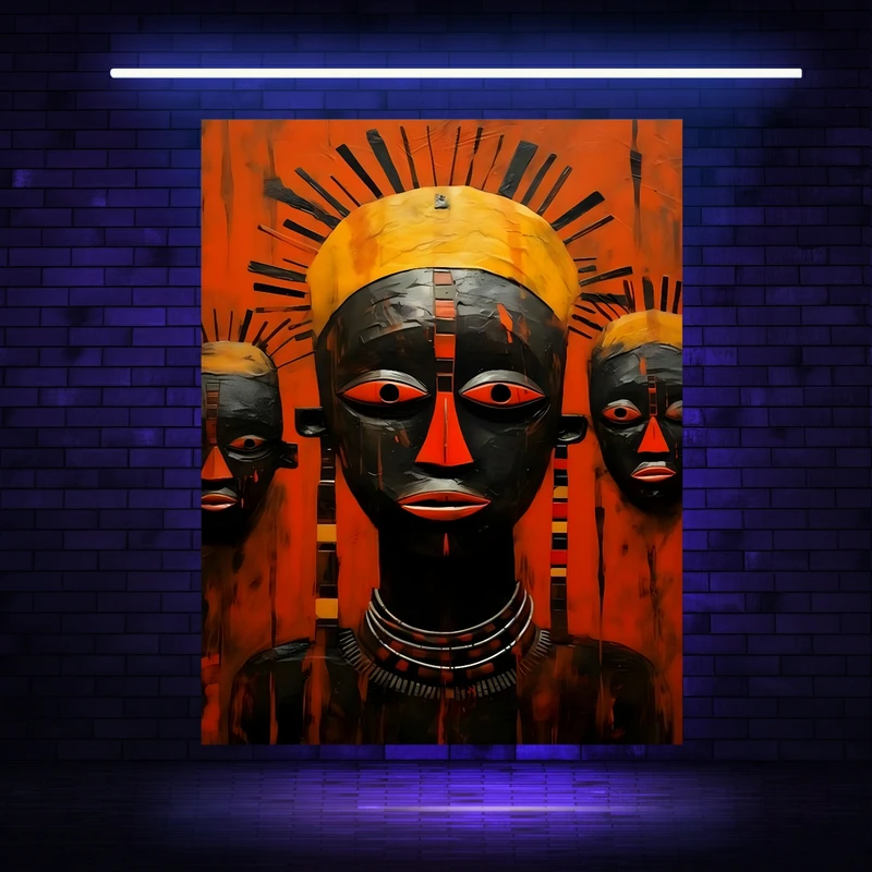 پوستر طرح مخمل نقاشی فانتزی مدل مصر باستان کد BK23258