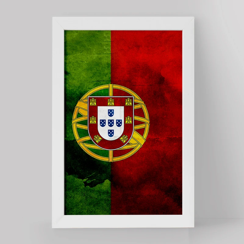 تابلو خندالو مدل پرچم پرتغال کد 20538