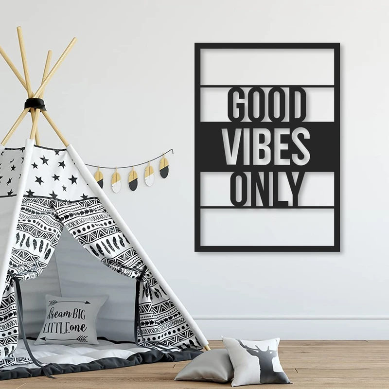 استیکر طرح good vibes only