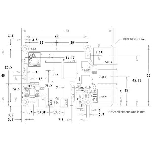 برد رسپبری پای 4 مدل B 2GB