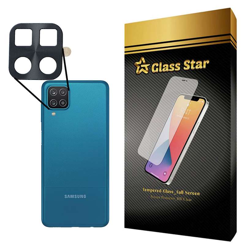 محافظ لنز دوربین گلس استار مدل STGA-Glass مناسب برای گوشی موبایل سامسونگ Galaxy A12