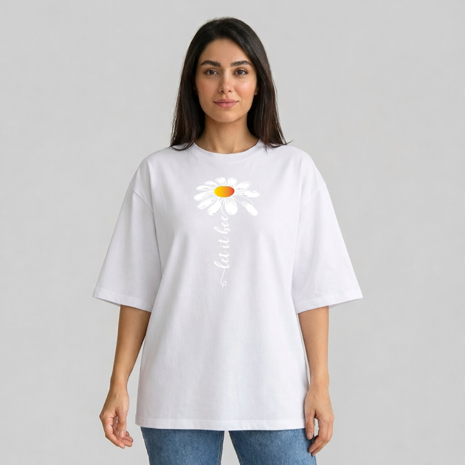 تی شرت آستین کوتاه زنانه مدل کراپ طرح گل کد v3 تی شرت آستین کوتاه زنانه مدل کراپ طرح گل کد v3