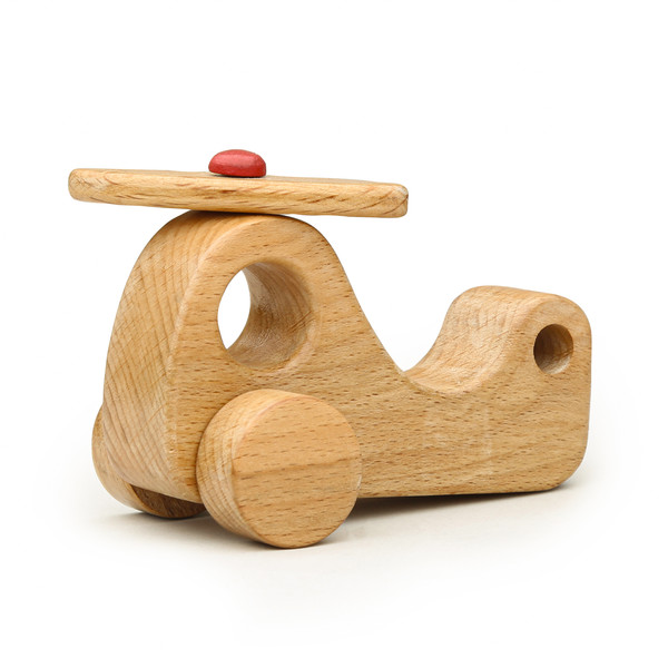 اسباب بازی چوبی مدل هلی کوپتر کد R43021