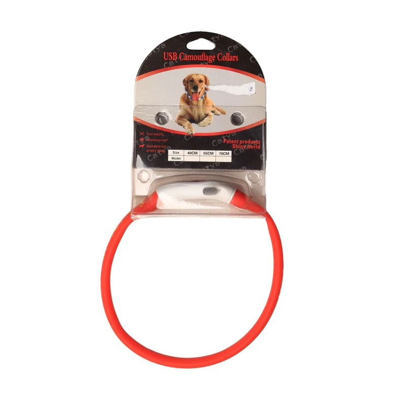 قلاده گردنی سگ مدل LED شارژی