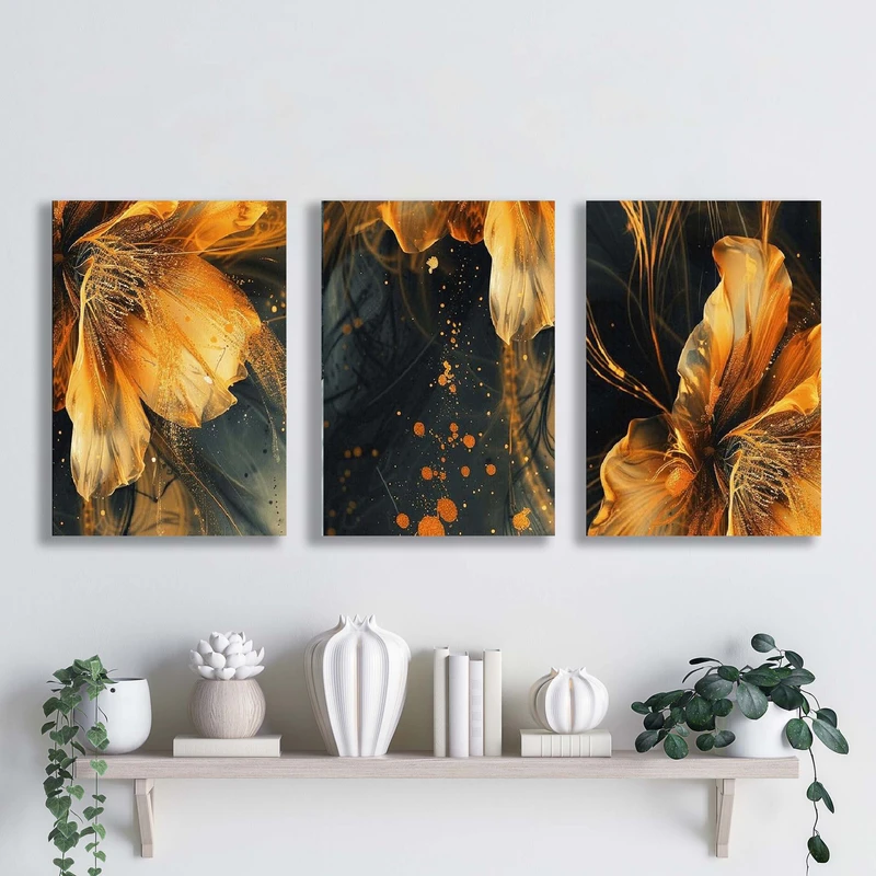 تابلو شاسی آتریسا مدل آبستره ATA172 مجموعه سه عددی