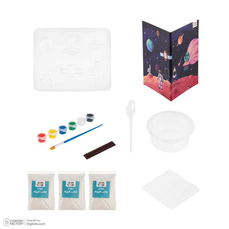 بازی آموزشی سرام تویز مدل نقاشی سه بعدی طرح فضایی