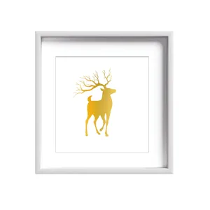 تابلو طلاکوب زرکات طرح گوزن مدل deer