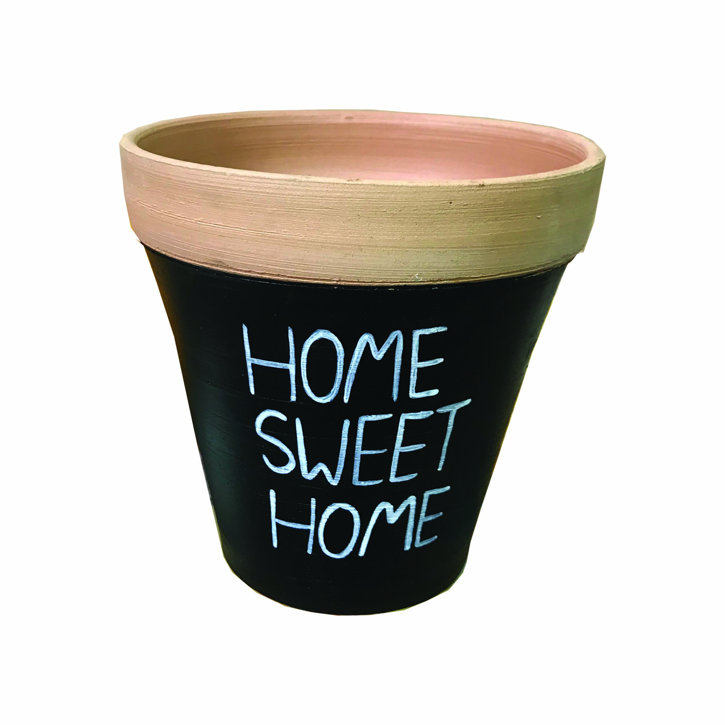 گلدان سفالی مدل HOME کد 3