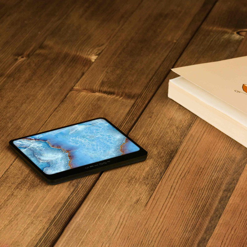 زیر لیوانی ماهوت مدل Blue-Ocean-Marble