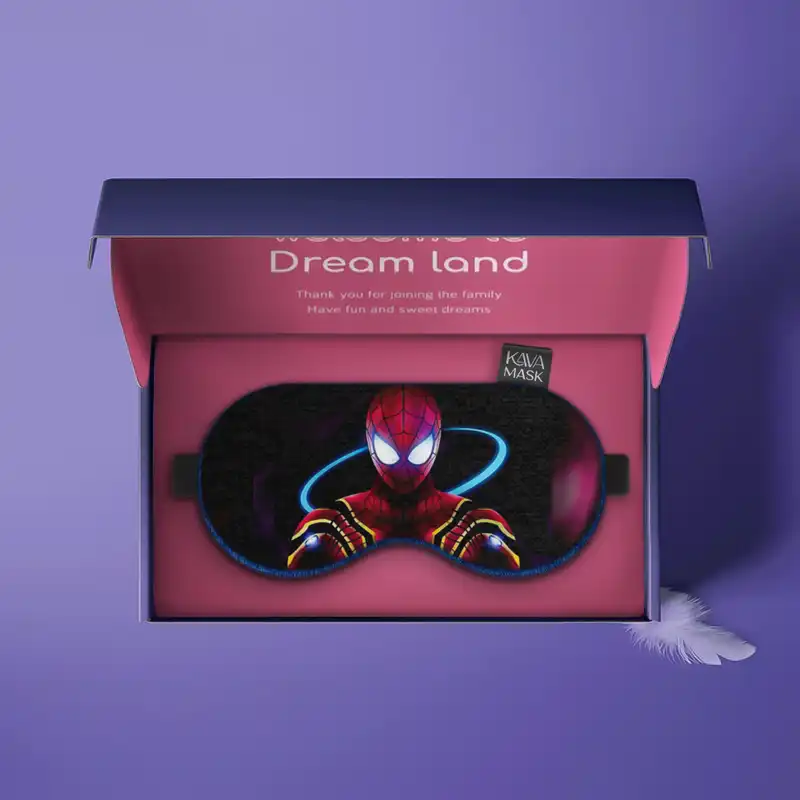 چشم بند خواب کاوا ماسک مدل مرد عنکبوتی KM47