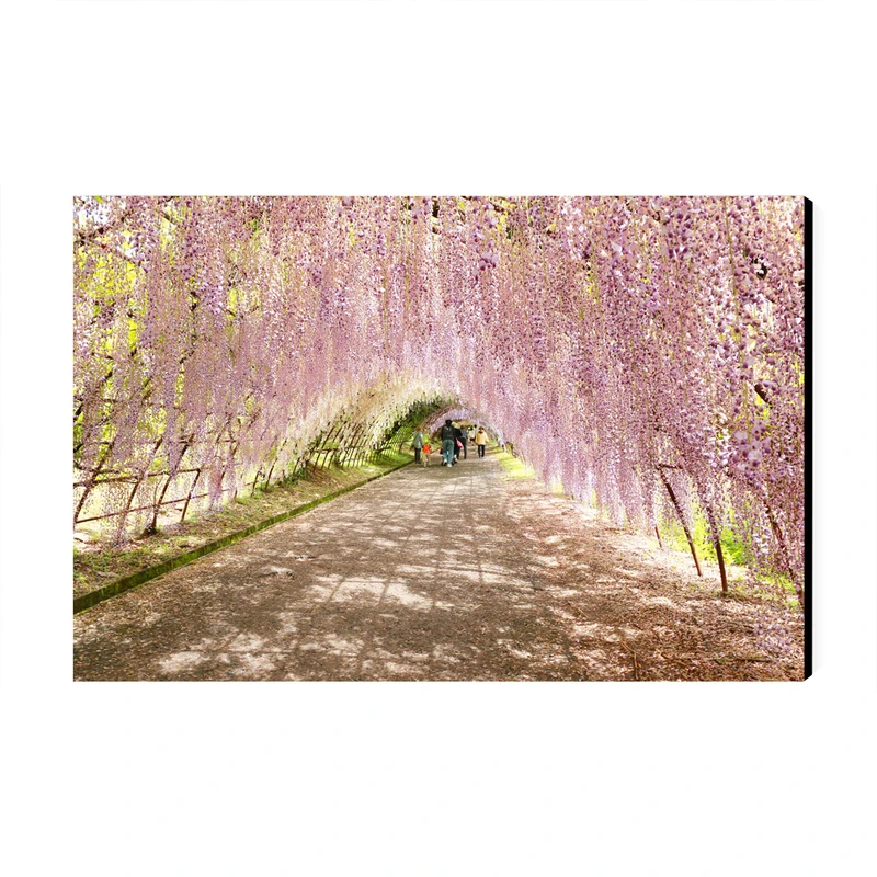 تابلو شاسی عرش طرح گردشگری ژاپن مدل باغ کاواچی ویستریا کد As6199