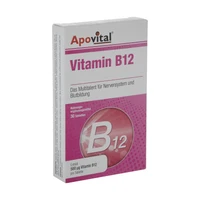 قرص ویتامین ب 12 500 میکرو گرمی آپوویتال بسته 30 عددی