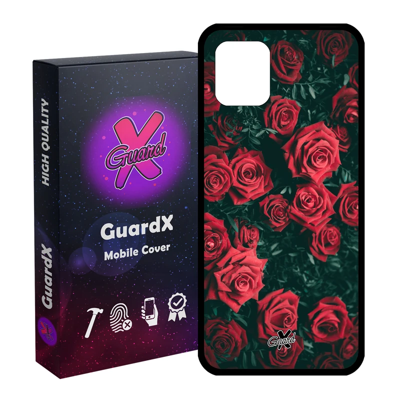 کاور گارد ایکس طرح Flower مدل Glass10208 مناسب برای گوشی موبایل سامسونگ Galaxy Note 10 Lite