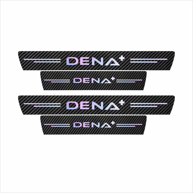 برچسب پارکابی خودرو سولگی مدل کربن کد J21 مناسب برای دنا پلاس بسته 4 عددی