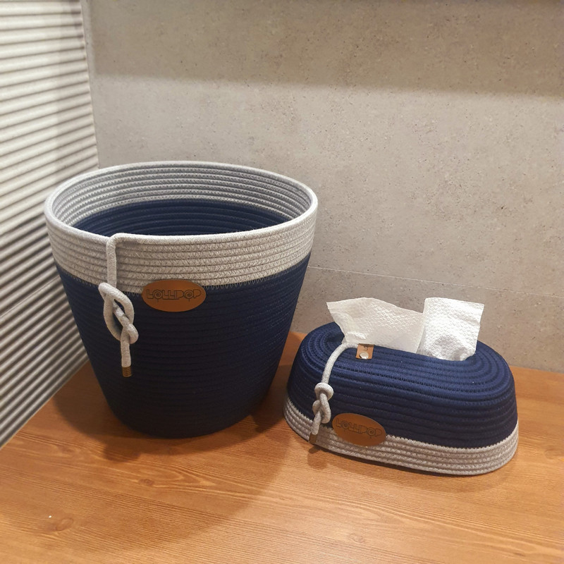 ست سطل و جای دستمال لالی پاپ مدل 2S