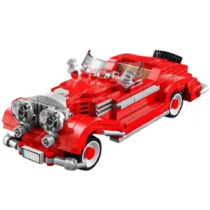 ساختنی 334 تکه ناب سل مدل شورلت بل ایرکلاسیک اسپرت   CHEVEROlET BEL AIR BUILDING BLOCKS SPORT CAR BLK 334 PCS T1099