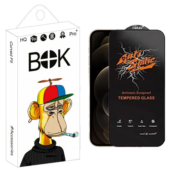 محافظ صفحه نمایش بوک مدل Antistatic Touch مناسب برای گوشی موبایل اپل iPhone 12 / 12 Pro