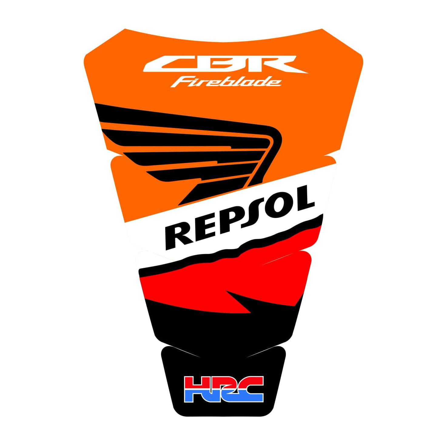 برچسب باک موتور سیکلت مدل REPSOL مناسب برای هوندا