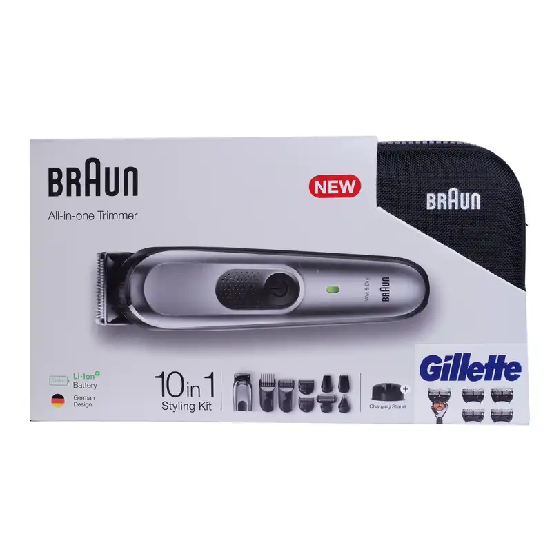 ماشین اصلاح موی سر و صورت براون مدل MGK7920plus به همراه خود تراش ژیلت مدل Razor