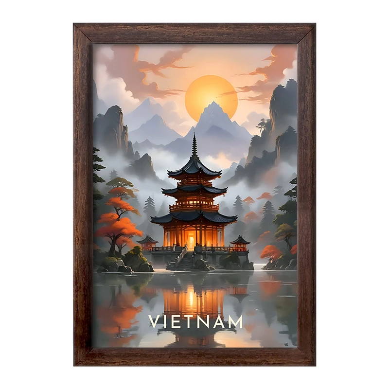 تابلو خندالو طرح ویتنام (Vietnam) کد F6368