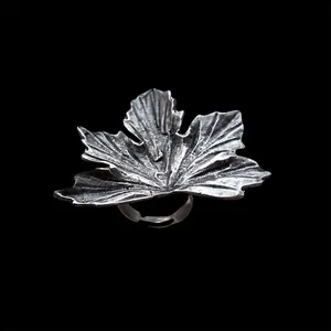 انگشتر زنانه مدل برگ کرفس کد BR-KF