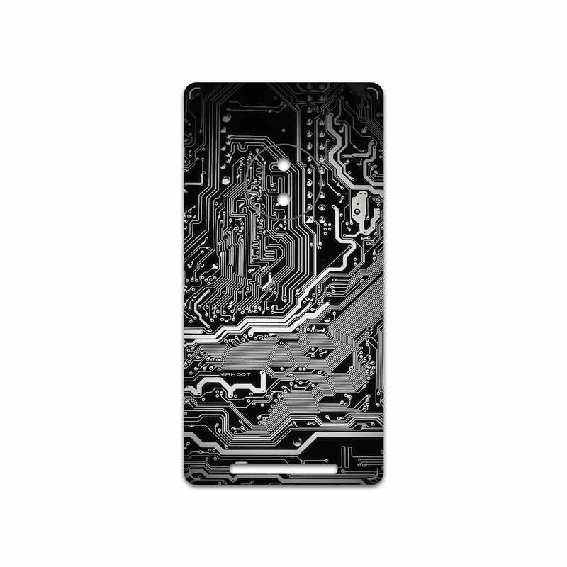 برچسب پوششی ماهوت مدل Black Printed Circuit Board مناسب برای گوشی موبایل نوکیا Lumia 830