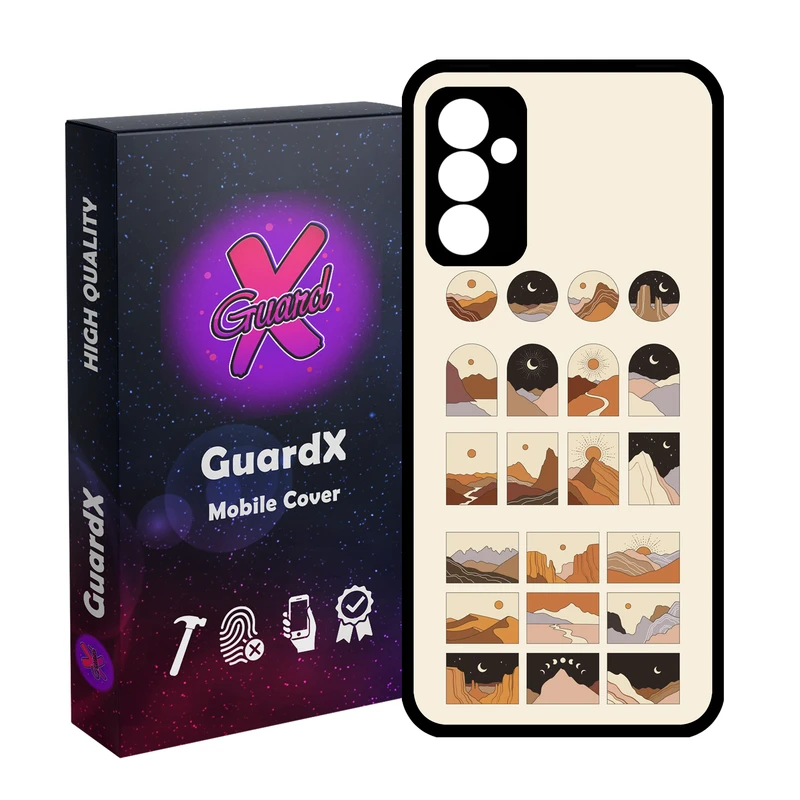 کاور گارد ایکس طرح طبیعت مدل Glass10833 مناسب برای گوشی موبایل سامسونگ Galaxy A55 / A55 5G