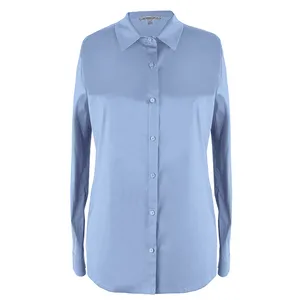 شومیز زنانه زیبو مدل 011309-BLUE