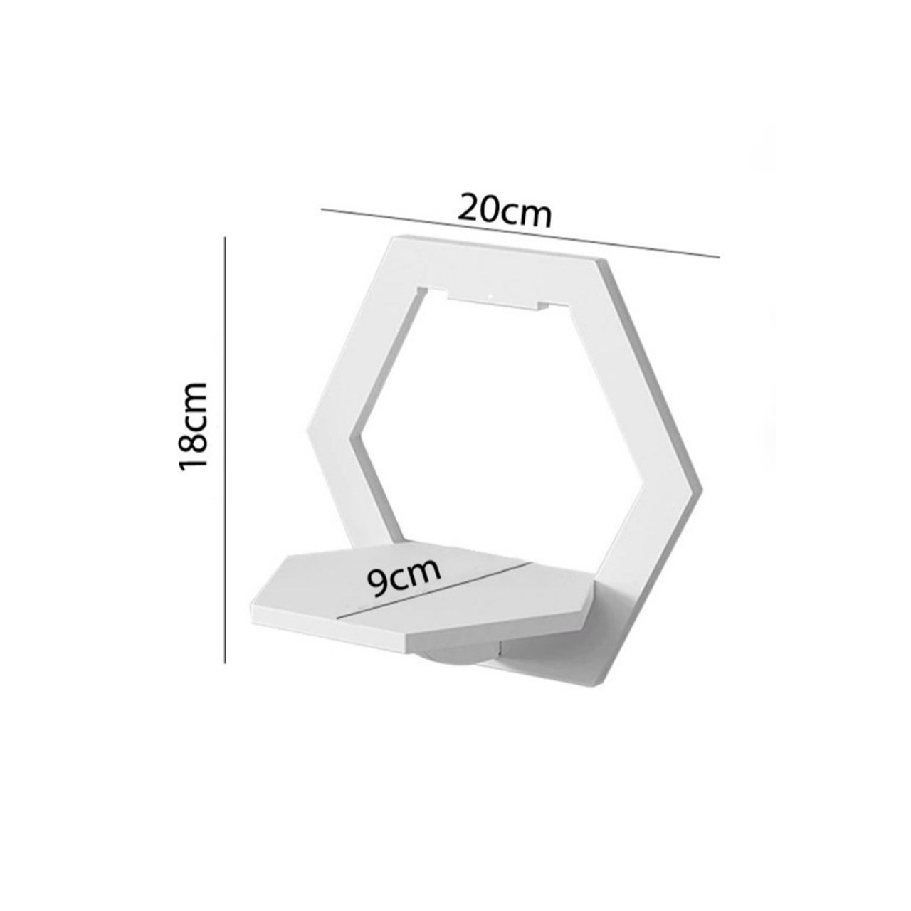 شلف دیواری خونه خاص مدل شش ضلعی مجموعه 5 عددی