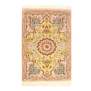 فرش دستباف نیم متری فرش چمن رخ مدل نایین کد 261270