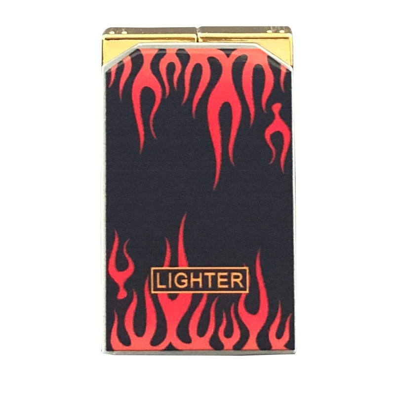 فندک مدل دو حالته طرح شعله آتش کد DKD-1413