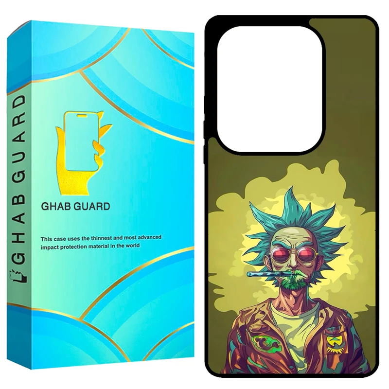 کاور قاب گارد طرح ریک و مورتی مدل GCHPN13P مناسب برای گوشی موبایل شیائومی Redmi Note 13 Pro 4G / Poco M6 Pro 4G 