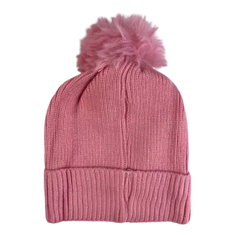 ست کلاه و شال گردن بافتنی بچگانه مدل تدی گنگ RO_192