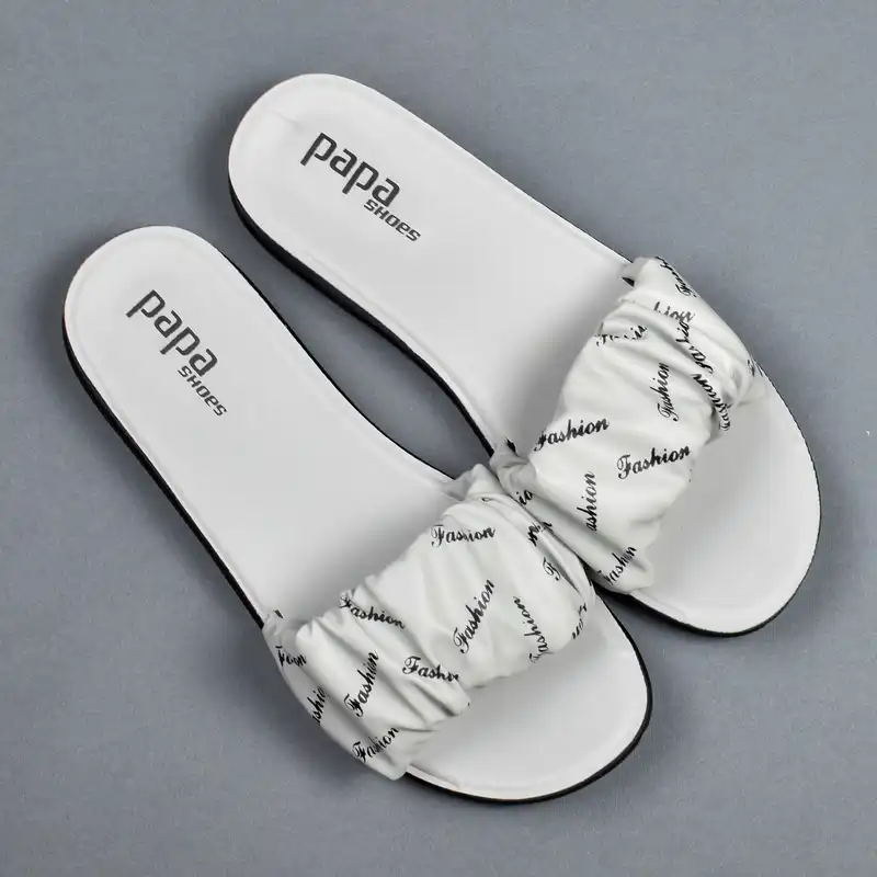 دمپایی زنانه پاپا مدل GRY.2788