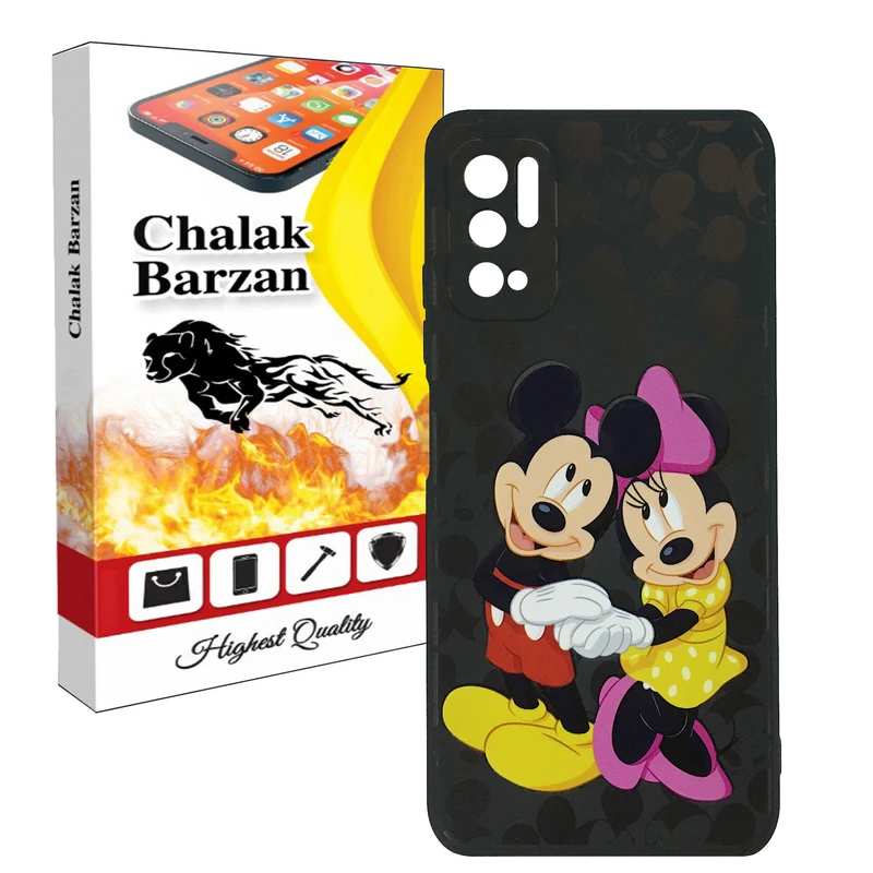    کاور چالاک برزن طرح مینی موس مدل MSAD-01 مناسب برای گوشی موبایل شیائومی Poco M3 Pro / Redmi Note 10 5G / Redmi Note 10T 5G