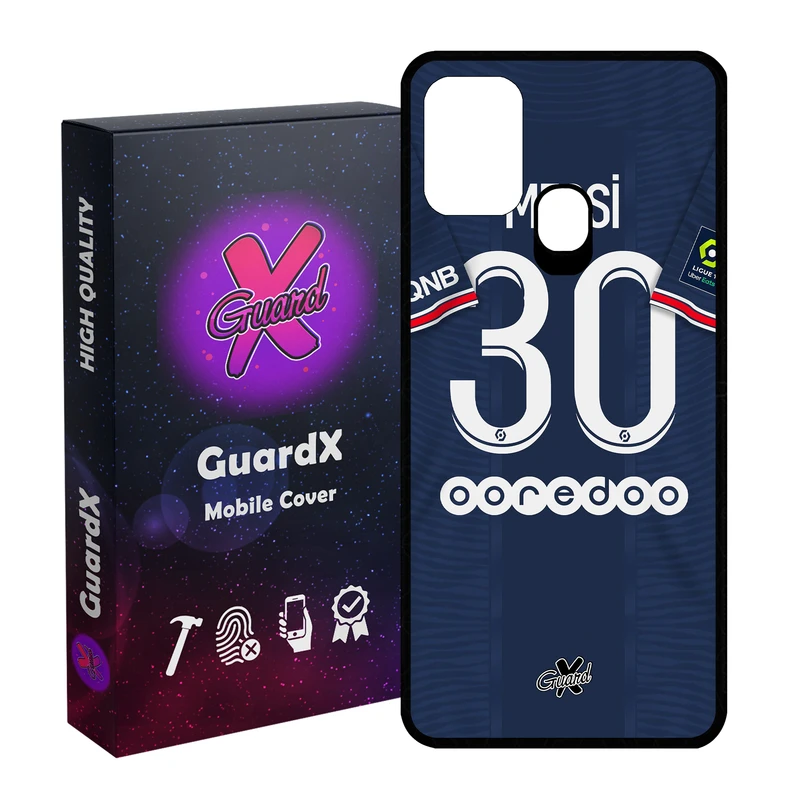 کاور گارد ایکس طرح Messi مدل Glass50356 مناسب برای گوشی موبایل سامسونگ Galaxy M31 / M31 Prime / F41