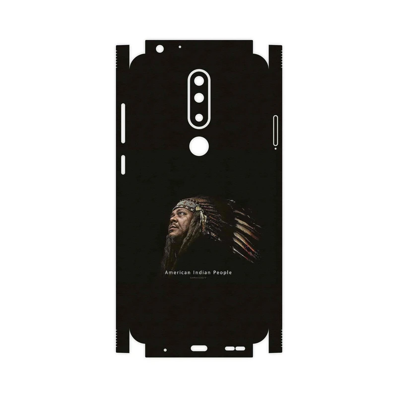 برچسب پوششی ماهوت مدل Portrait of an Indian Man-FullSkin مناسب برای گوشی موبایل نوکیا 5.1 Plus