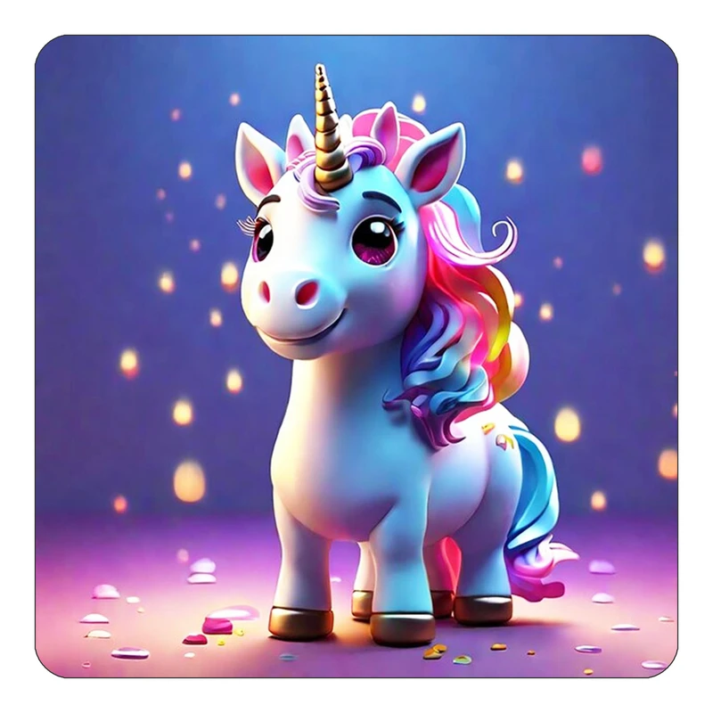 مگنت کاکتی طرح اسب تک شاخ و یونیکورن مدل mp30895