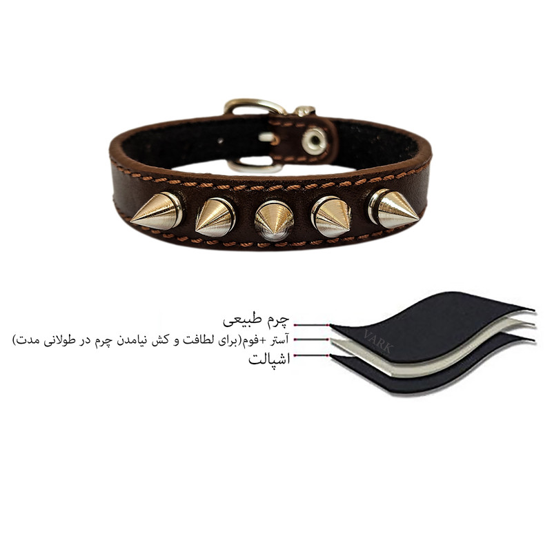 دستبند چرم وارک مدل فرهود کد rb426