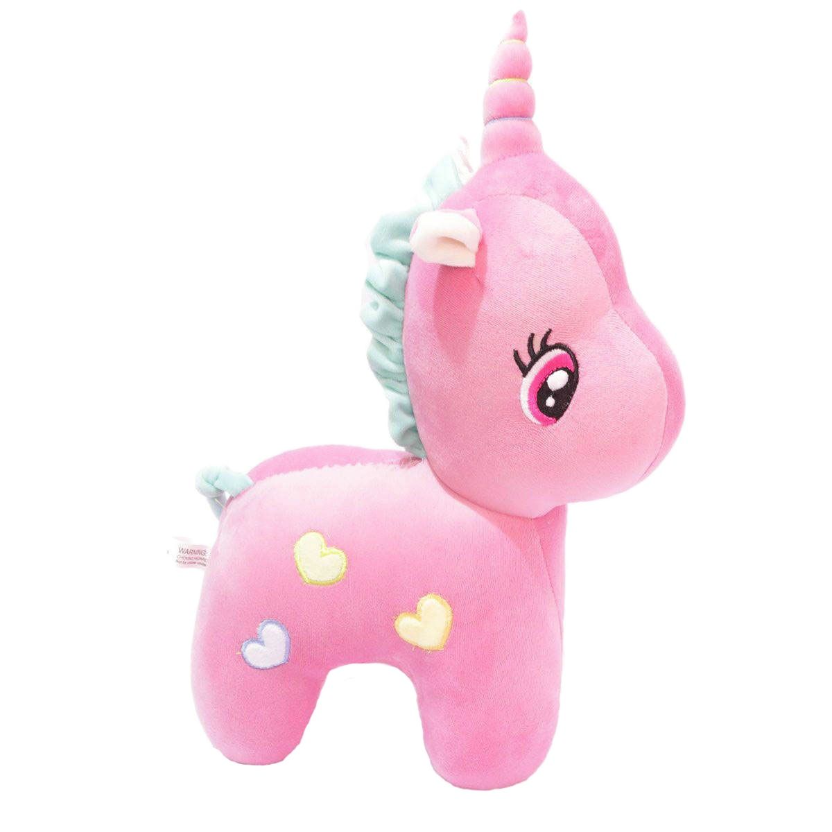 عروسک طرح اسب تک شاخ مدل یونیکورن ارتفاع 37 سانتی متر - - 1