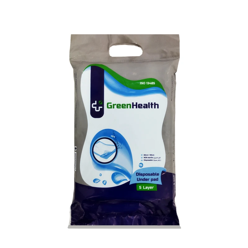 زیرانداز بهداشتی گرین هلث کد L5-50 مجموعه 30 عددی