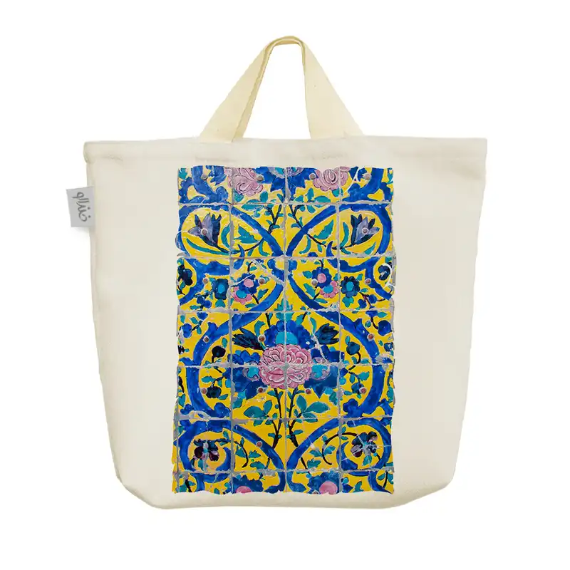 ساک خرید خندالو طرح کاشی کد 65