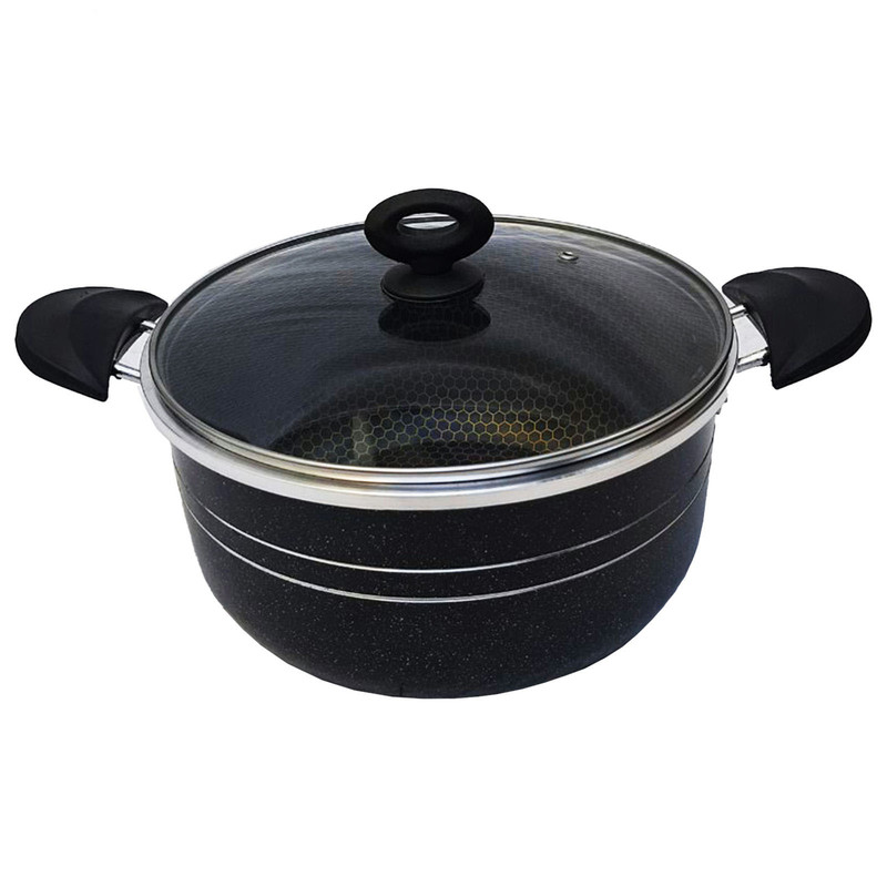 سرویس پخت و پز 14 پارچه هلنا طرح چدن مدل 55410