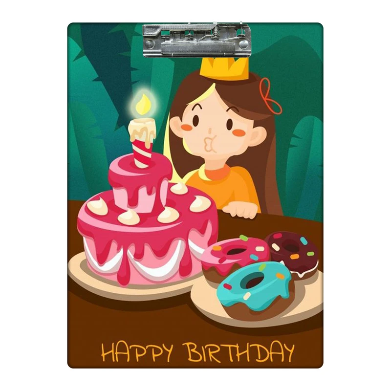 تخته شاسی طرح تولدت مبارک کد  7612729 سایز A4