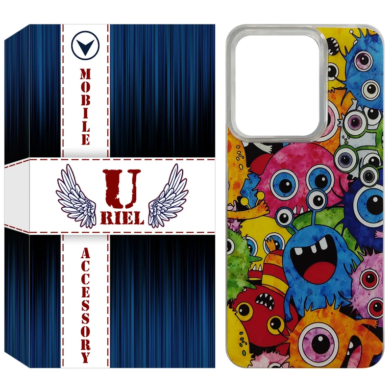 کاور یوریل مدل HLG طرح هیولا مناسب برای گوشی موبایل شیائومی Redmi 13C 4G / Poco C65