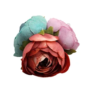 گیره مو زنانه مدل گل پیونی کد SNG255-4