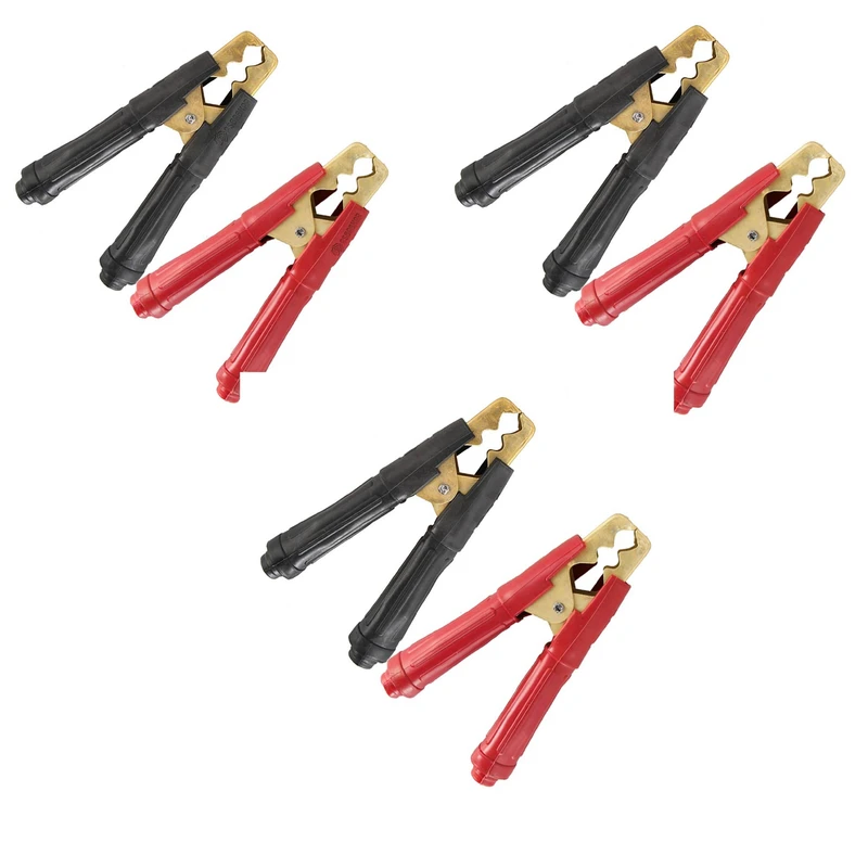 گیره اتصال باتری اسباب کار مدل A.K.55_5  بسته 6 عددی