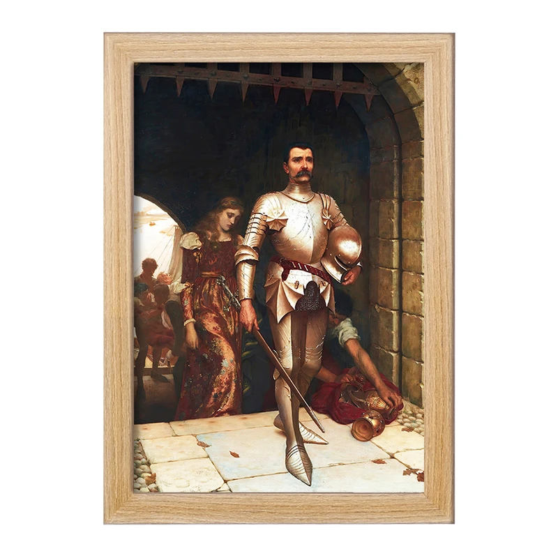 تابلو خندالو مدل نقاشی فتح اثر ادموند بلر لیتون کد F12459